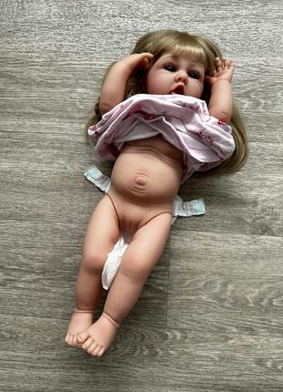 Кукла анатомическая реборн reborn 55см пупс лялька реалістична8 фото