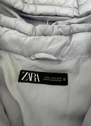 Zara женская куртка с капюшоном на синтепоне оригинал зара5 фото
