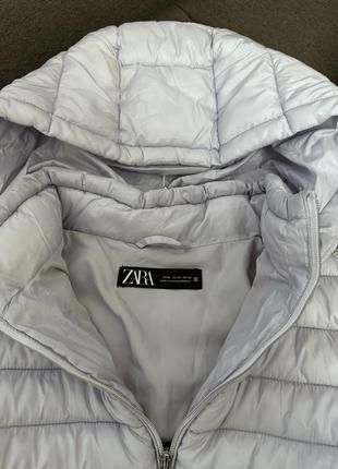 Zara женская куртка с капюшоном на синтепоне оригинал зара3 фото
