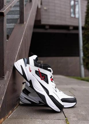 Nike m2k tekno white black red