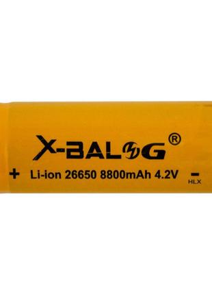 Діодний ліхтарик акумуляторний x-balog bl-x71 p90 26650+usb потужний ручний ліхтар, тактичний ліхтарик6 фото