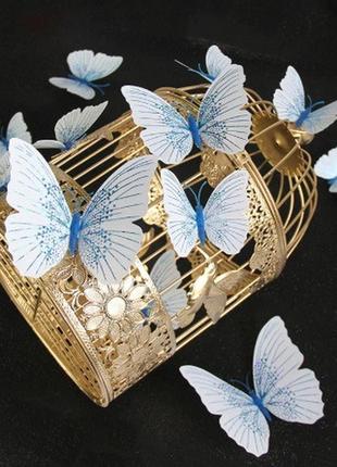 Набір декоративних метеликів - 12шт.1 фото