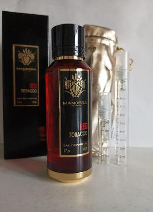 Mancera red tobacco parfum ниша 1 мл оригинал.