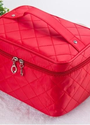 Червона сумочка жіноча - висота 12см, ширина 14см, довжина 22 см, поліестер, водонепронецаемая