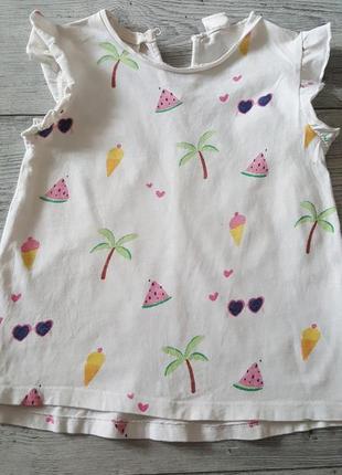 Набор комплект костюм на лето для девочки футболка zara лосины h&m5 фото