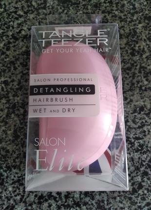 Расческа tangle teezer salon elite pink lilac. оригинал5 фото