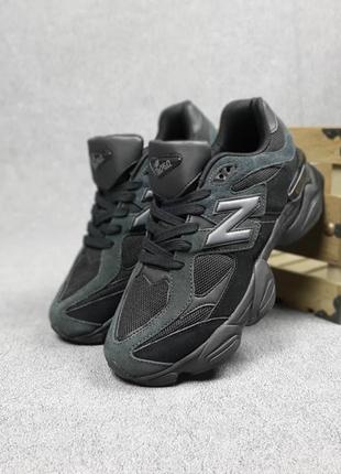 Мужские кроссовки new balance 9060 black 1963 баланс черного цвета