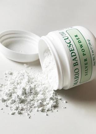 Маска пудра для очистки пор mario badescu silver powder2 фото