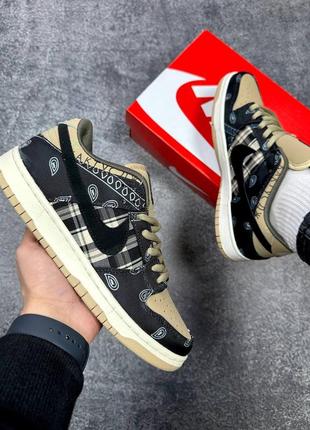 Оригинальные кроссовки size nike sb dunk'travis-scott' 41-45р.