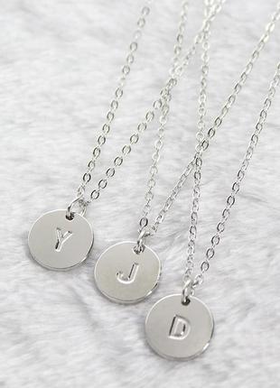 Ожерелье колье ui756 ланцюжок подвеска личная буква цепочка прекрасный подарок