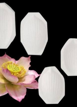 Силиконовые молды для цветов - размер молда 3,8*5,5см, силикон2 фото