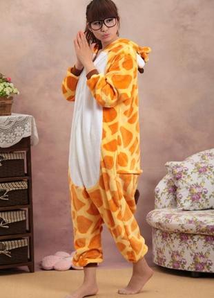 Пижама кигуруми жираф (m)2 фото