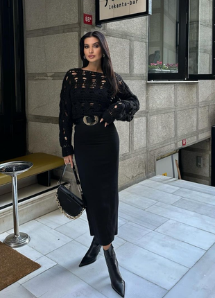 Юбка-карандаш с шерстью лая zara limited edition