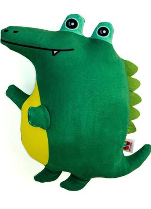 Мягкая игрушка - сплюшка, антистресс крокодил от wonkey  35см 330461 фото