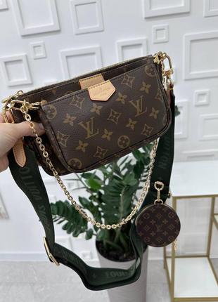 Жіноча сумка-луї віттон "lv multi pochette louis vuitton