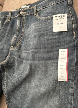 Джинси signature by levi strauss &amp; co relaxed w40*l322 фото