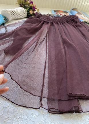 Невероятно эффектное и романтичное платье -сетка /zara / размер s-m7 фото