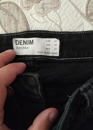 Джинсы дизайнерские от bershka6 фото