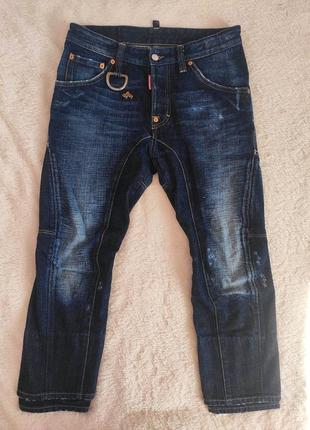 Капри бриджи джинсовые укороченные джинсы dsquared2 42 р s1 фото