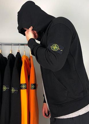 Stone island crewneck zip hoodie