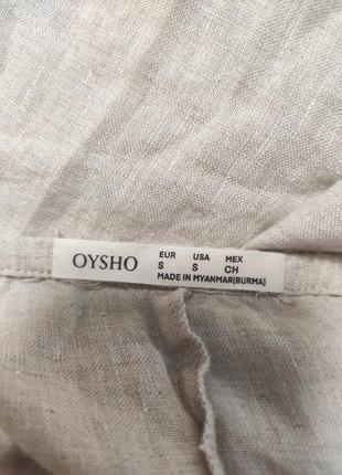Шикарний брендовий костюм із натурального льону oysho запалення розмір м-s2 фото