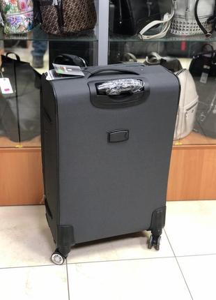 Большой чемодан тканевый wmbaoluo серый3 фото