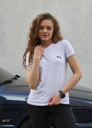 Футболка puma біла1 фото