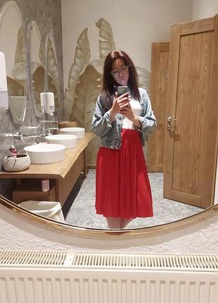 Плассированая юбка