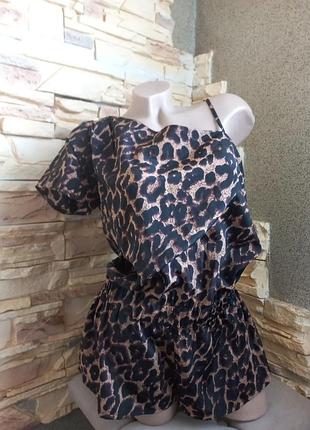 Леопардовый ромпер