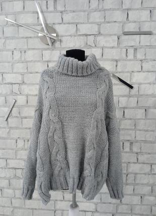 Джемпер в'язаний светр пуловер кофта товсте в'язання груба стильний італійський продаж/ обмін2 фото