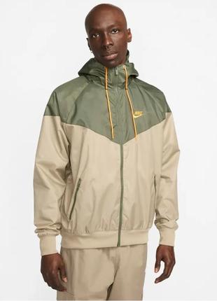 Вітровка чоловіча nike necklace heritage essentials windrunner оригінал