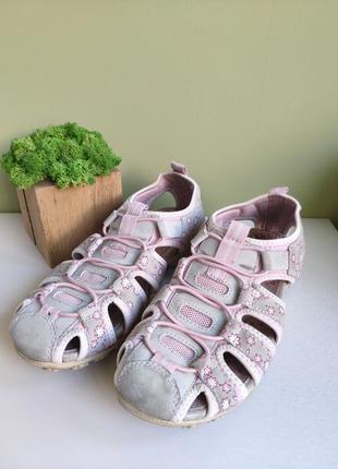 Детская обувь сандалии летние на резинке для девочки geox