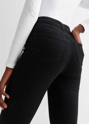 Стрейтчевые моделирующие джинсы скини попа пуш ап высокая посадка primark denim co10 фото