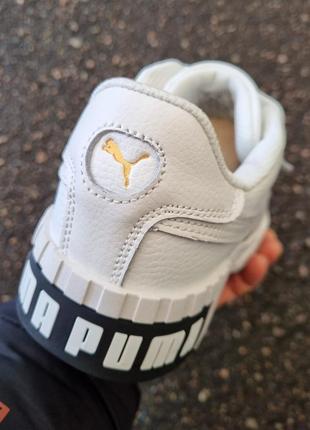 Кроссовки женские пума кали (puma cali wn's) кожа5 фото