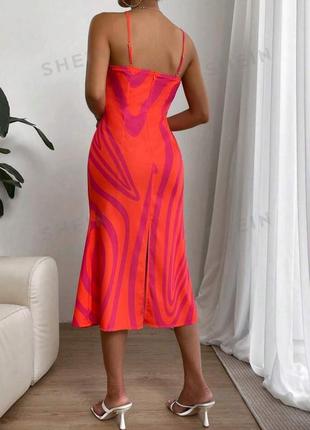 Женское платье миди женская юбка одежда женский женские shein мода винтаж3 фото