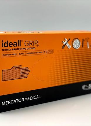 Рукавиці нітрилові "ideall grip" (оранжеві) розмір l /25 пар/10 уп