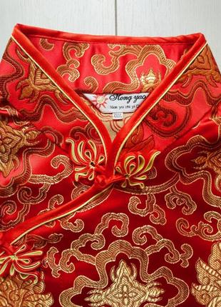 Платье кимоно в китайском японском стиле4 фото