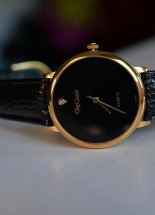 Винтажные женские часы oleg cassini с бриллиантом, винтаж сша5 фото