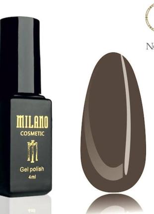 Гель лак для нігтів коричневий milano №119 4 мл 2712000053266