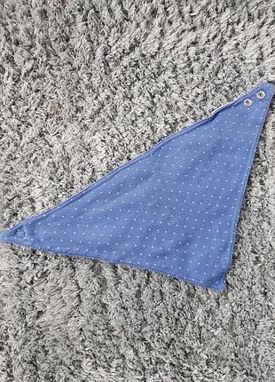 Шарф на кнопке, трикутний шарфик для хлопчика, слинявчик для хлопчика, шарф для мальчика