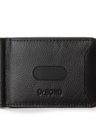 Кошелек classic мужской кожа dr. bond mzs-5 black1 фото