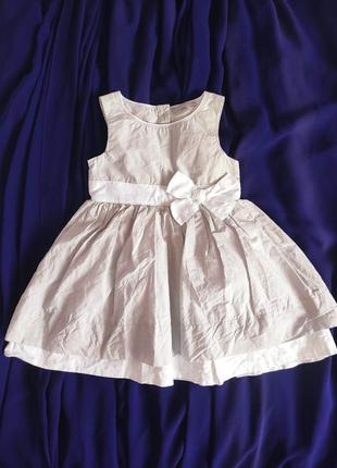 Платье сарафан нарядное праздничное модное на 1 годик на рост 74 grain de ble