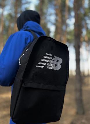 Рюкзаки new balance міські чоловічі підліткові, чорний рюкзак для футболу, шкільні рюкзаки та портфе5 фото