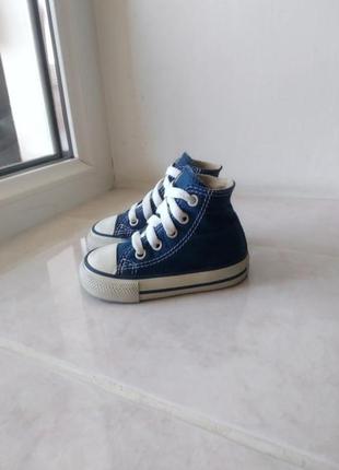 Високі текстильні кеди бренду converse uk 4 eur 205 фото