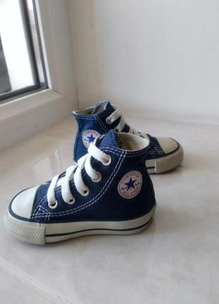 Високі текстильні кеди бренду converse uk 4 eur 207 фото