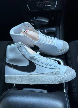 Nike blazer mid 77 vintage white black2 фото