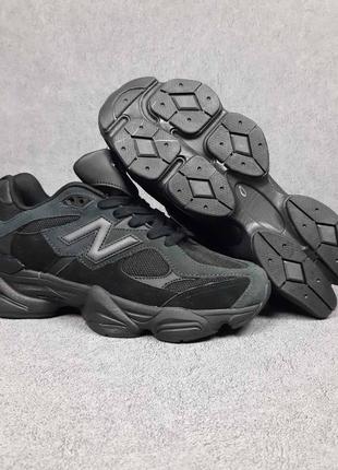 Женские кроссовки new balance 9060 черные нью беланс женская обувь на весну, лето, осень легкие спортивные7 фото