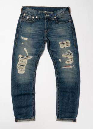 True religion distressed denim jeans&nbsp;мужские джинсы2 фото
