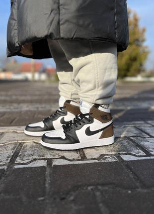 Кросівки nike air jordan 1 high "dark mocha" (36,37)