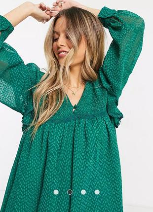 Стильное платье овесайз в горошек asos disign4 фото